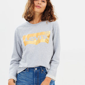 LEVI'S Logo Graphic Long Sleeve Top